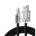 USB To Type C Zinc Alloy Liquid Silicone Charging Cable For Smartphones, Tablets, Laptops & Other Type C Devices 1M
