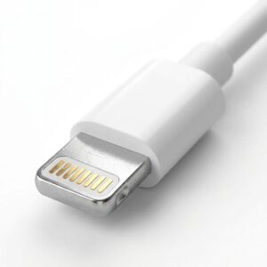 Pluggone MFi certified Lightning cable 8-pin gold connector contacts for compatible iPhone