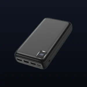 Pluggone multi port digital power bank charging multiple devices on desk